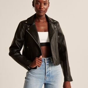 Vegan Leather Moto Jacket